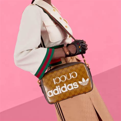 adidas x gucci bag|Gucci Adidas collab tracksuit.